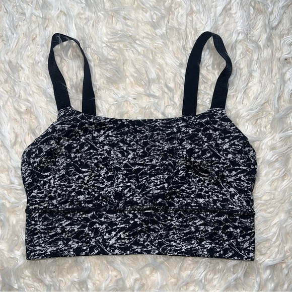 Lululemon Both Ways Bra Iced Wave White Black size 6 - Picture 5 of 8